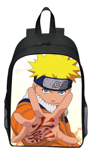 Mochila Escolar Primaria Naruto 3d De 16 Pulgadas 220 .