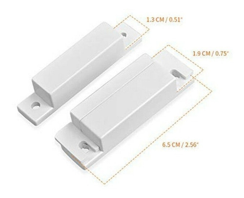Imagen 2 de 7 de Sensor Apertura Magnetico Puerta Ventana Alarma Universal
