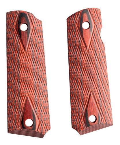 Imagen 1 de 8 de Cachas De Madera Colt 1911 Empuñadura Government Commander