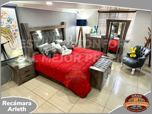 Recamara King Size Arleth 6 Piezas