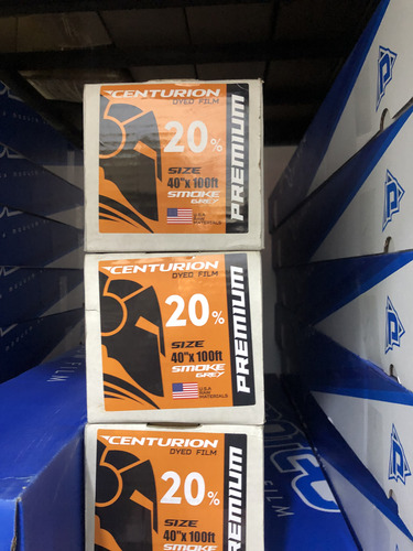 Rollo Papel Ahumado 20% Parabrisas. Rechazo Irr70% Uv100%