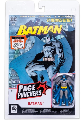 Batman Page Punchers Mcfarlane Comic Incluido Hush