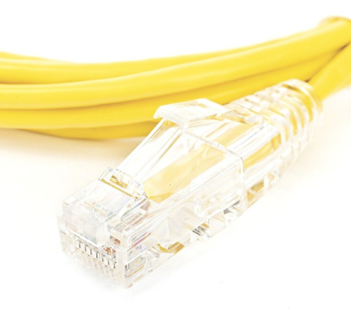 Patch Cord Cable De Parcheo Slim Utp Cat6 3 M Amarillo