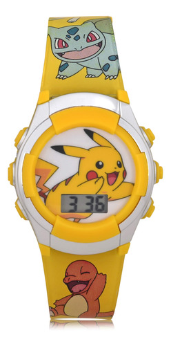 Reloj De Pulsera Accutime Kids Pokemon Pikachu Digital Para