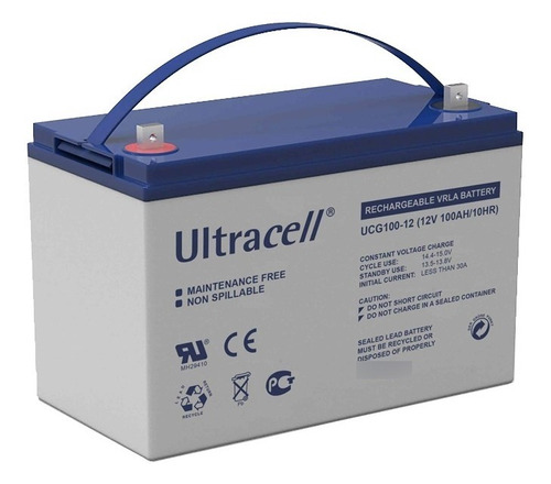 Bateria Ultracell Ciclo Profundo Gel 12v 100ah Ultracell