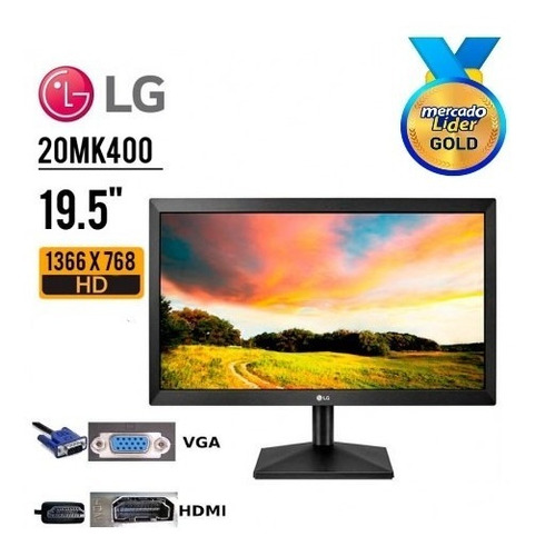 Imagen 3 de 7 de Monitor LG Hdmi/vga Led 19.5 Ultraslim Oferta Nuevos