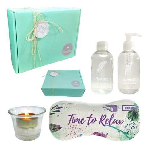 Set Aroma Caja Regalo Gift Box Zen Jazmín Kit Spa N45 Relax