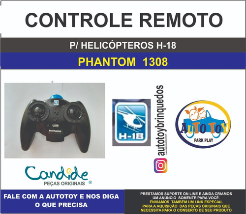 Phantom 1308 - H-18 - Controle Remoto
