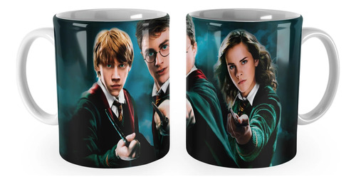 Caneca Harry Potter Rony E Hermione
