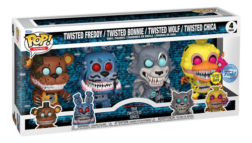 Funko Pop! Five Nights At Freddy's The Twisted Ones 4 Pack