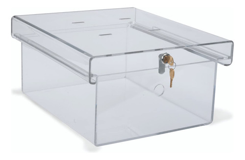 Caja De Bloqueo De Acrilico Transparente Xl