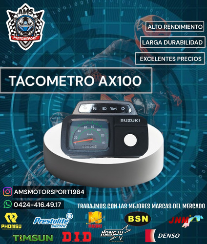 Tacometros Ax 100