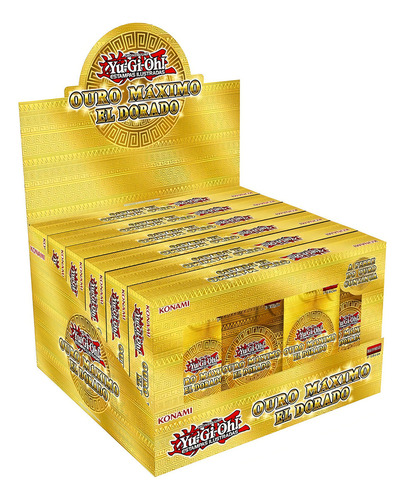Yugioh Box 6 Maximum Gold El Dorado Ouro Máximo Português