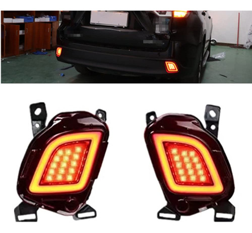 2 Pieza Luz Led Parachoque Trasero Para Toyota Highlander