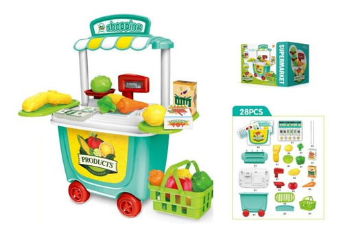 Juguete Carrito Supermercado Verduleria Zippy Cuotas