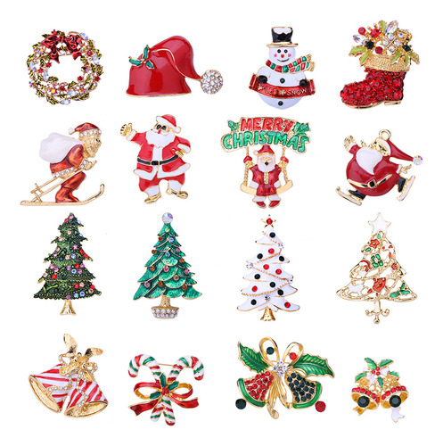 12 Peças De Broche De Natal, Requintado Desenho Animado, Alf