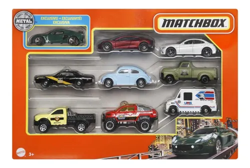 Auto Matchbox Pack X 9 X7111 Mattel