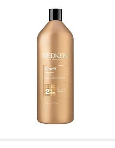 Redken All Soft Shampoo - 1000ml