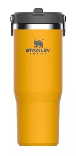 Garrafa Termica Stanley Flip Straw Charcoal Cinza 650ml - SOUVI