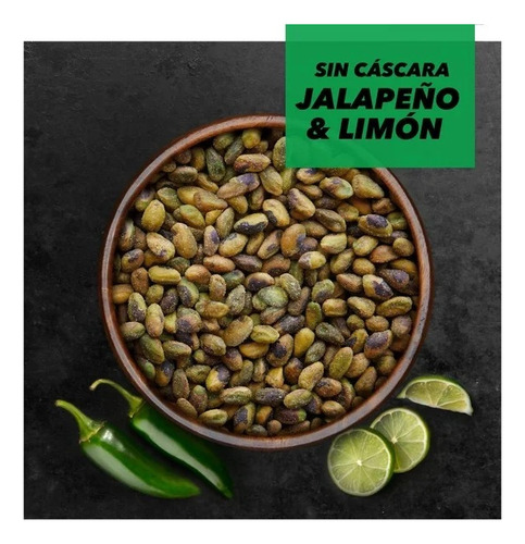 Pistache Jalapeño Limon Pistachios Sin Cascara 311g