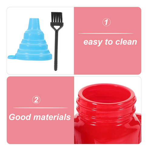 2 Botellas De Vidrio Para Condimentos, 130 Ml, Para Condimen