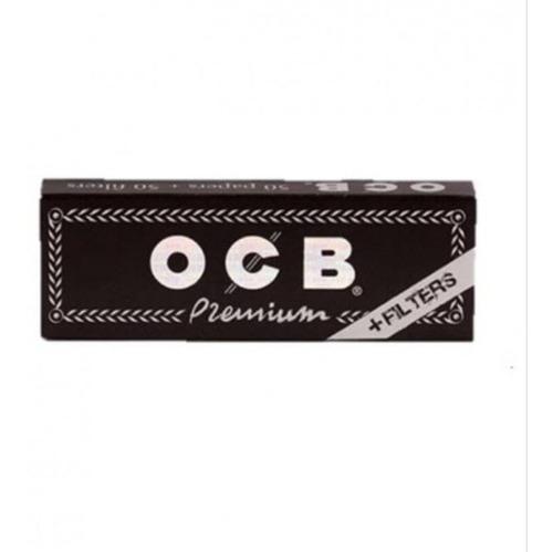 1 Cajita De Ocb Premium #9 (1 1/4) + Tips Filtros De Carton