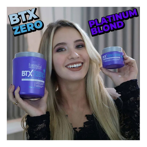 Botox Zero Platinum Blond Cauterização Capilar Forever Liss