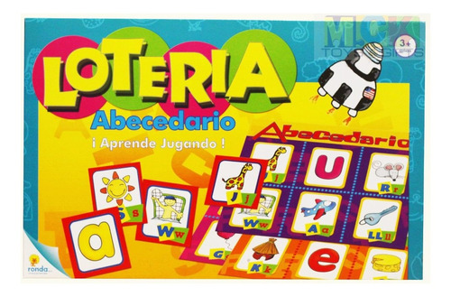 Lotería Diversión Niños Marca Ronda 60213 Juego De Mesa Niño