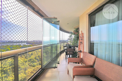 Imagem 12 de 30 de Apartamento Com 3 Suítes, Andar Alto, Vista Mar E Reserva, À Venda No Itaúna Gold No Condomínio Pedra De Itaúna Na Barra Da Tijuca Com Total Infraestr - Ap0058