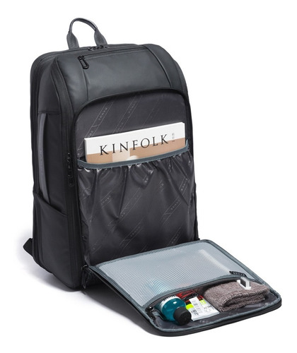 Mochila Bange-22005 Premium Impermeable Laptop Viaje Escolar Usb Color Negro