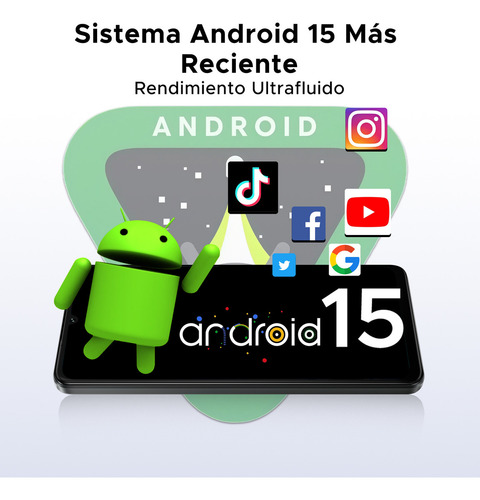 Celular Doogee Note 59 Pro 5g Celular With 6.75, 6250 mAh, 32 GB de RAM Ext. + 256 GB de ROM, Android 15, Cámara de 16 MP