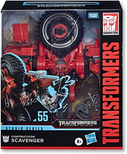  Hasbro Transformers Figura Acción Scavenger Constructicon 8+