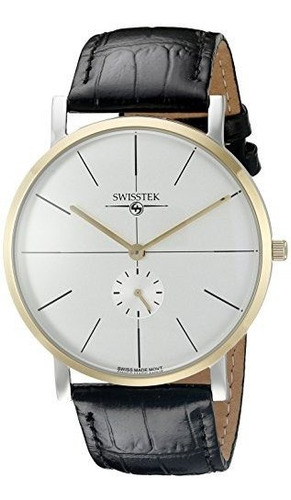 Reloj Analogico Swiss Quartz Sk21321u Retro Aces De Swisstek