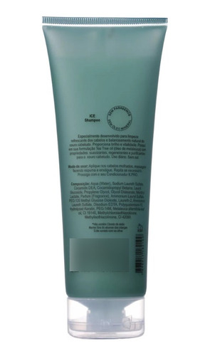 Kpro Ice Shampoo Sem Sal Limpeza Refrescante 240ml