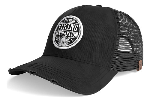 Viking Revolution Gorra Camionero Negra Hombre Gorra Béisbol