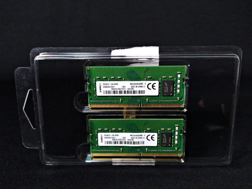 Imagem 2 de 8 de Kit Memória Ram Notebook Kingston Ddr4 2600mhz 2x8gb