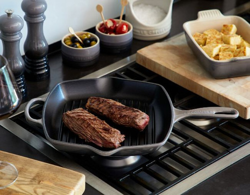 Grelha Quadrada Le Creuset 26cm Signature Cor Cinza
