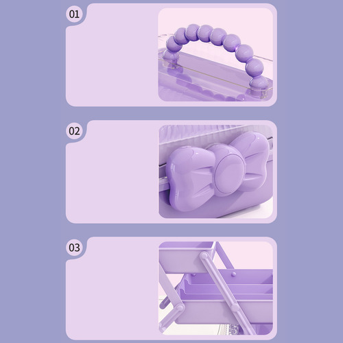 Caja De Almacenamiento Portátil Para Joyas Y Accesorios Para