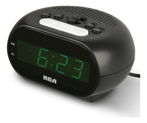 Reloj Digital Despertador Rca Color Negro 110