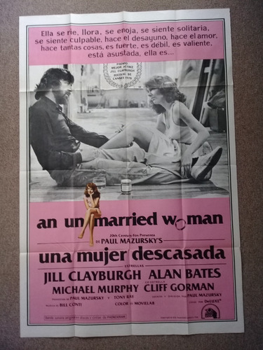 Antiguo Afiche De Pelicula - Una Mujer Descarada - 643 (Usado)