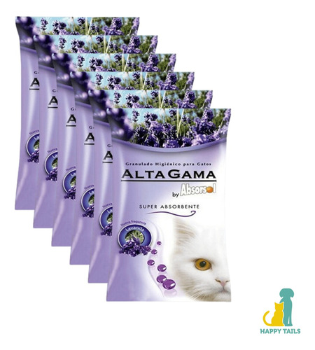 Alta Gama Lavanda 6 X 3,6 Kg (21,6 Kg Totales) + Happy Tails