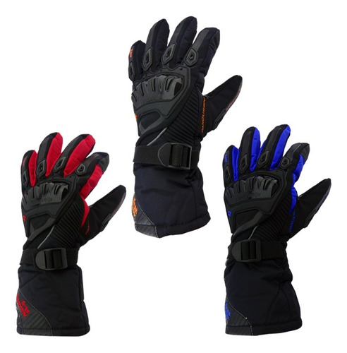 Guantes Moto Largos Axe Wp02 Invierno Waterproof Pro Touch