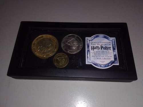 Harry Potter Coleccion De Monedas Del Banco Gringotts (Usado)