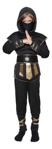 Conjunto De Disfraz De Ninja Para Niños, Disfraz De Niño Nin