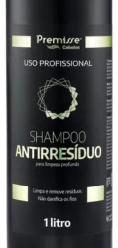 Shampoo Capilar Premisse 1 Litro Antirresiduo