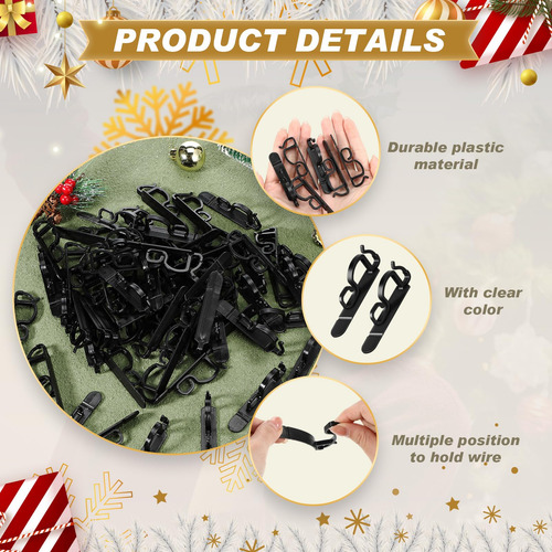 Clips Universales Para Luces De Navidad Exteriores