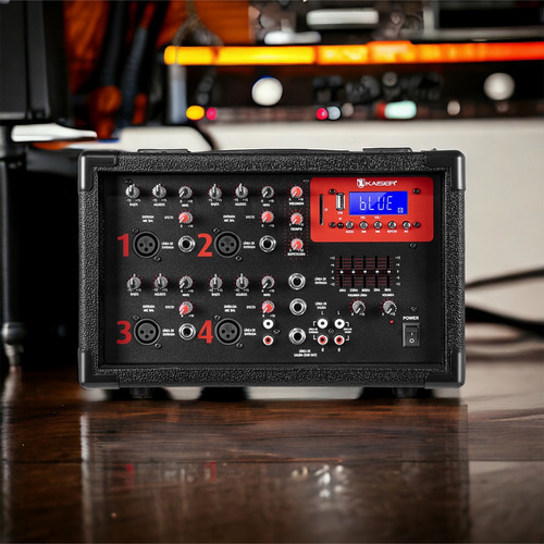 Kaiser Mix-2304dusb Consola De Sonido 200 W Rms 4 Canales