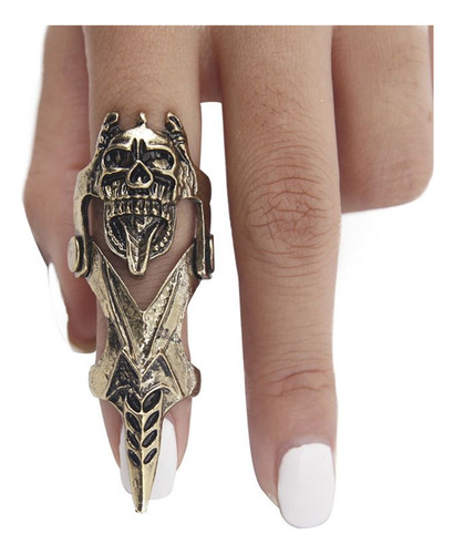 Anillo De Nudillos De Estilo Punk Personalizado Con Forma De