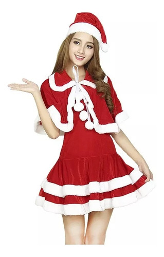 Vestidos De Navidad De Fiesta De Vacaciones Miss Santa Claus