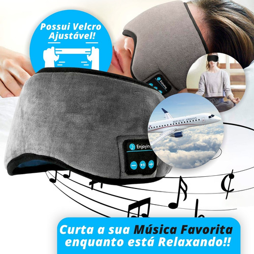 ... Máscara Para Dormir Eye Cap Con Auriculares Bluetooth Y